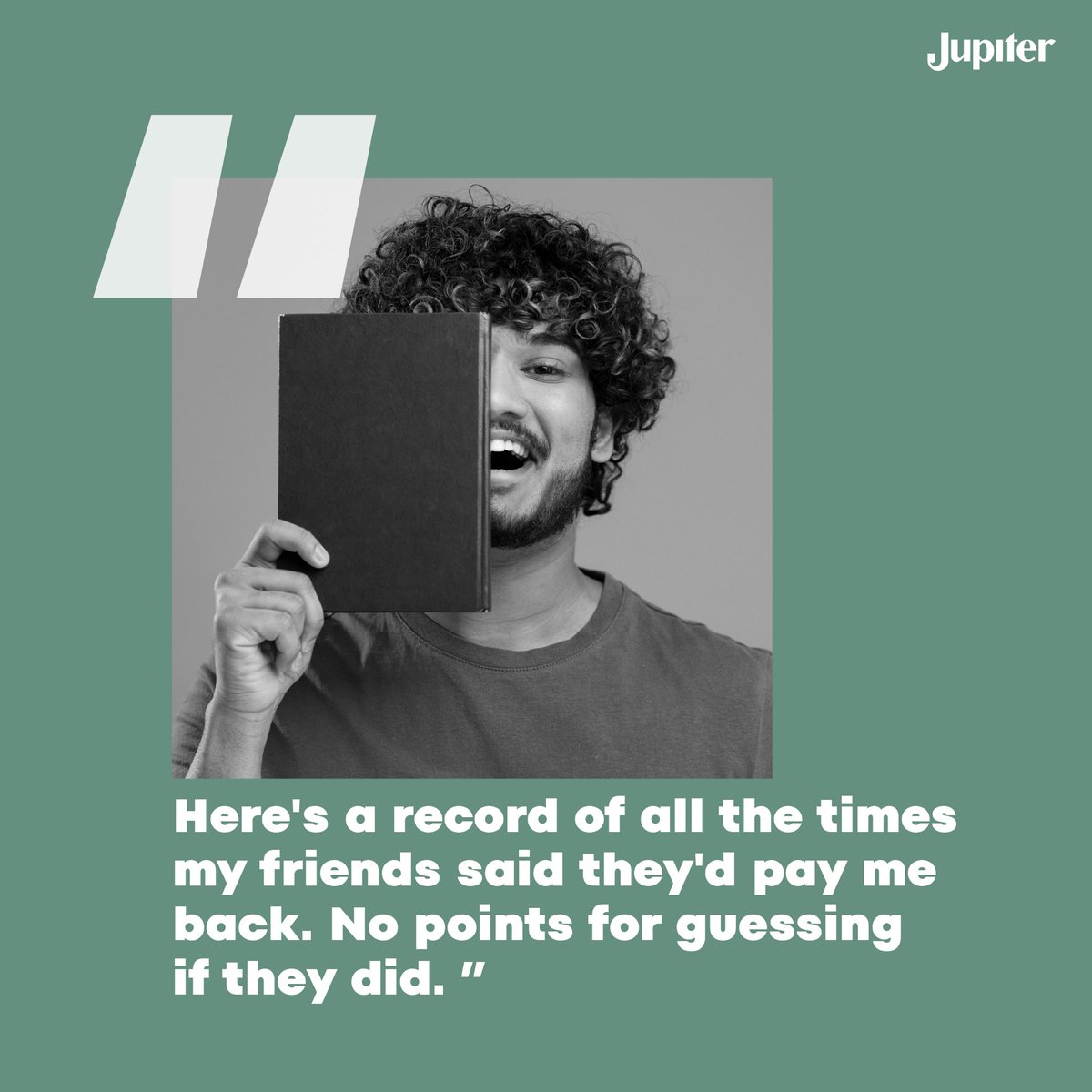 TheJupiterApp's tweet photo. 💬 Let’s Talk Money…
Conversation about returning money shouldn’t be so hard! It’s your money, right? Remove the taboo that comes with talking about money with friends!
It will only make your relationships healthier!
#LetsTalkMoney
#ForEverythingMoney
#MoveToJupiter https://t.co/Kos9NvLKkD