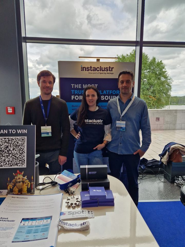 Instaclustr's tweet image. Today is your last chance to stop by the Instaclustr booth at @jaxcon! 

Enter our giveaway, pick up some free SWAG, and say hello to our team for a demo of our #opensource platform!

#SpotByNetApp #Instaclustr #JAXcon #Kubernetes #Java