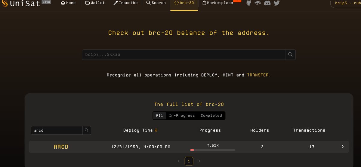 BTC_RetroArcade's tweet photo. @SuhailK16072780 see how mine looks your nav bar has inscription highlighted at top i see that is wrong. should have brc20 selected and highlighted in top navigation bar like below https://t.co/mf6BkuU0KB