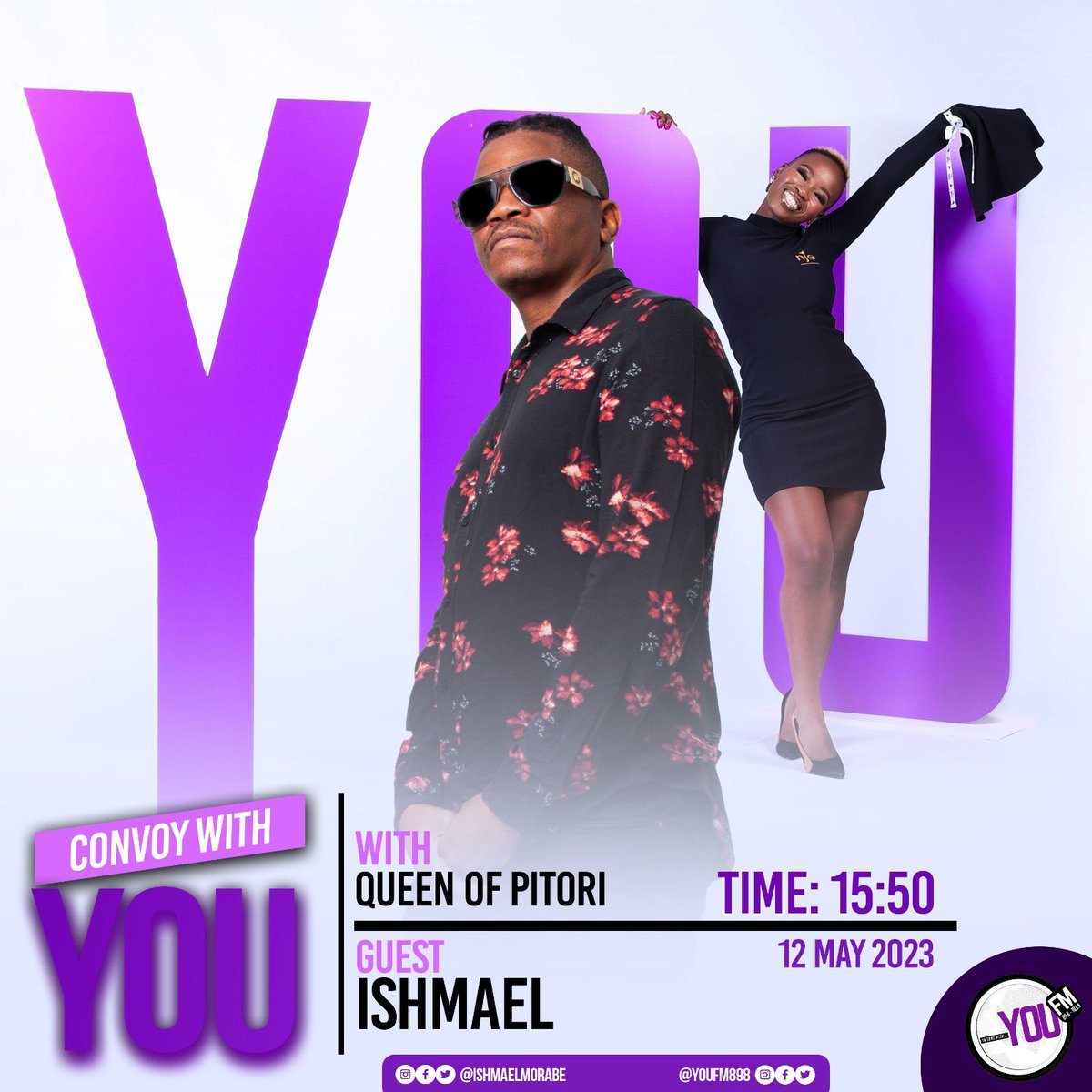 Convoy with #queenofpitori <a href="/YOUFM898/">#InTuneWithYOU</a> #sangena🚨🙏🏽