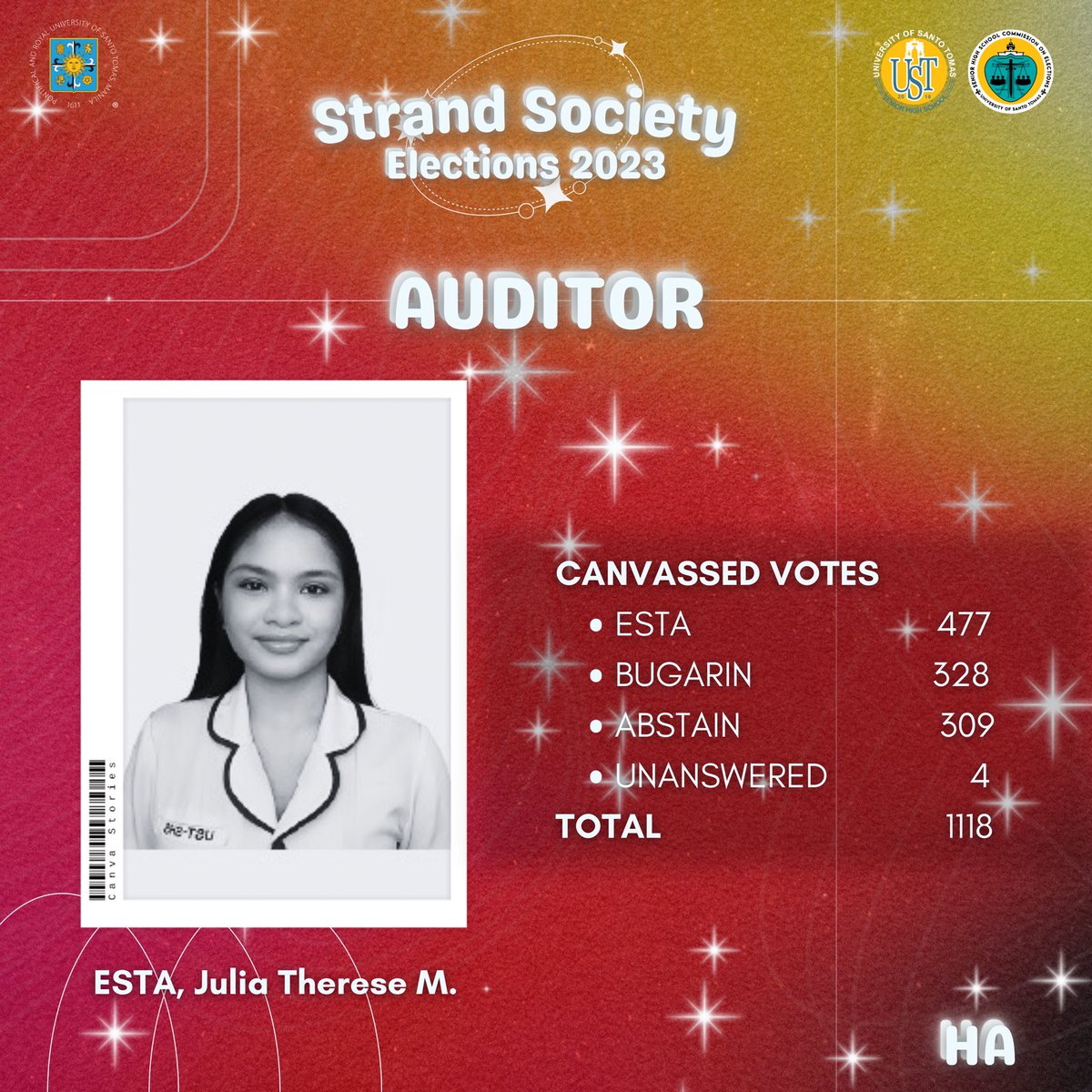 ustshscomelec's tweet photo. #USTEleksyon
#USTSHSHalalan2023
#STRANDSOCS
#USTSHSCOMELEC
#StrandSocietyElections2023
#VeritasKratos
#HASocElections2023
(2/2) https://t.co/dWNb7qIhwa