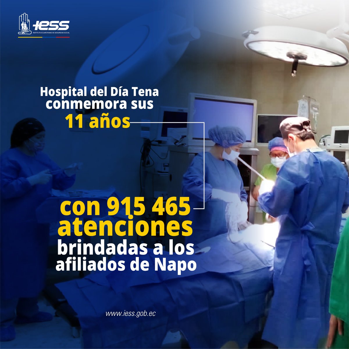 IESSNapo's tweet photo. Ratificamos nuestro compromiso de trabajar a diario para fortalecer la prestación de los servicios de salud en la provincia, en beneficio de los afiliados. 🫶🏻👨‍👩‍👧‍👧
¡Hospital del Día Napo 1️⃣1️⃣ salvando vidas! https://t.co/HUmOG440e7