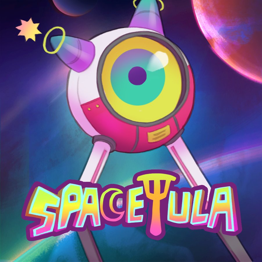 noinaedamiiz's tweet image. My last year&apos;s game concept art project, SPACETULA!

In this game, players roleplay as the competitors of the largest space cooking show to find the best cook of the Milky Way🪐💫 #gameconcept
