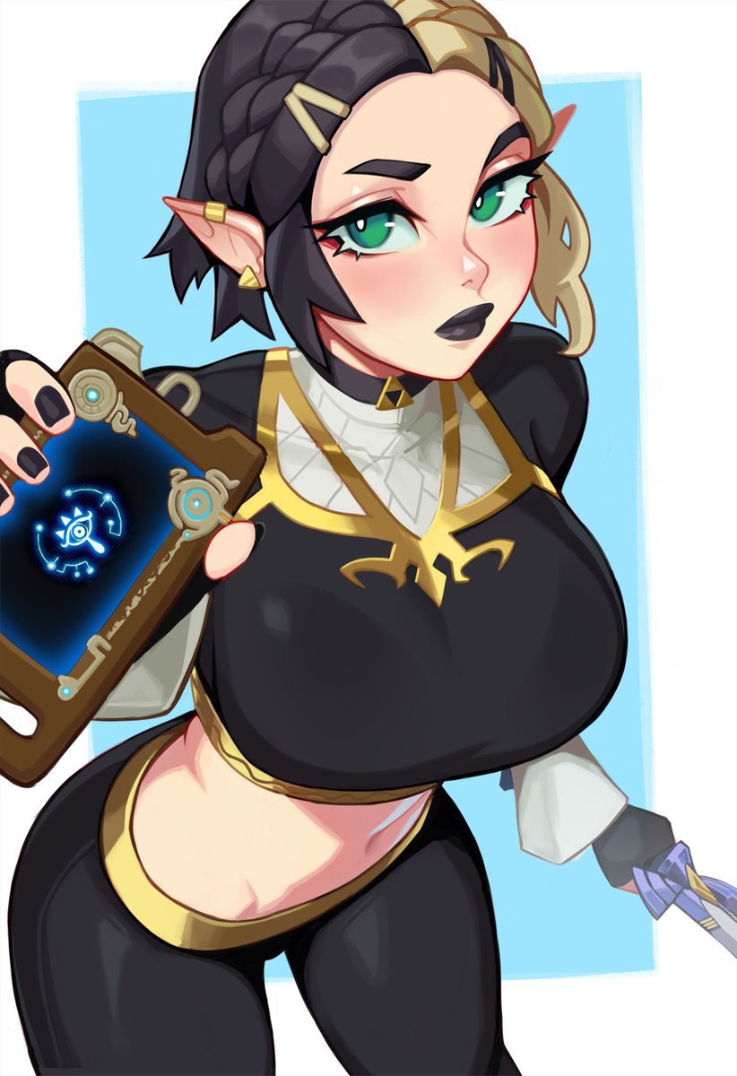 QT0ri's tweet photo. please consider:

Zelda

but emo 
🫴 https://t.co/x2qUZS0O4p