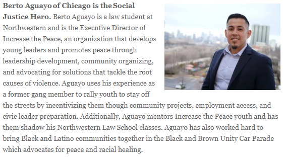 2023 #RedCrossHeroes - Social Justice Berto Aguayo sponsored by <a href="/BMO_US/">BMO U.S.</a>