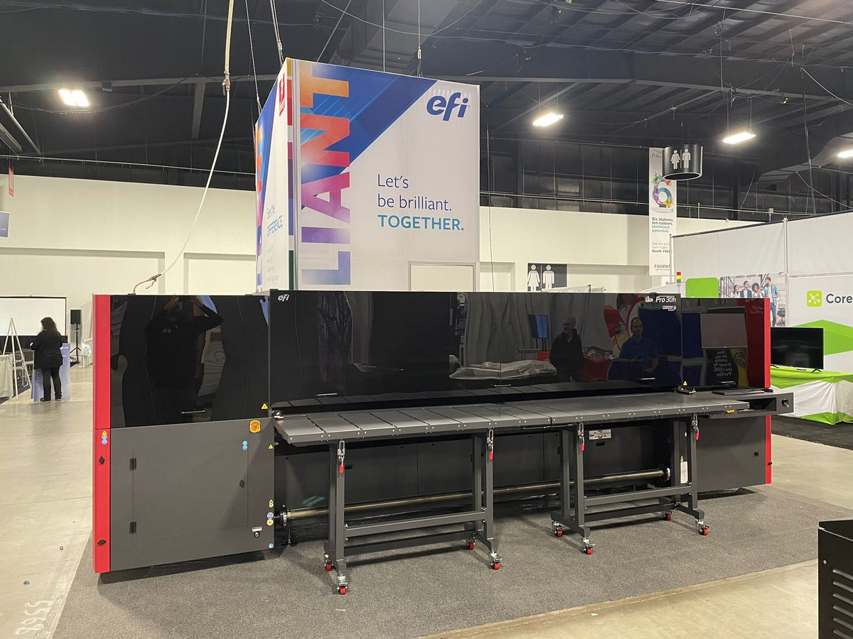 EFIPrint's tweet image. The EFI #Pro30h is ready at #graphicscanada! Visit our booth # 5568 and see how to widen your capabilities, versatility, and productivity with the EFI Pro 30h wide-format printer.

#wideformatprinting
#digitalprinting