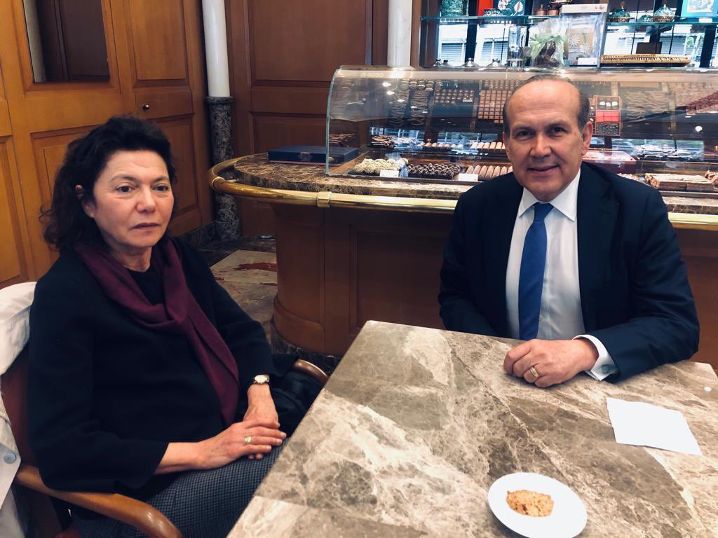 NamikTan's tweet photo. Bugün Osman Kavala’nın eşi Prof Dr Ayşe Buğra ile biraraya geldim. Osman Kavala’nın maruz bırakıldığı hukuksuzluğu ve adaletsizliği konuştuk. Sayın Buğra’ya ülkemizde hak, hukuk ve adalet düzenini mutlaka tesis edeceğimizi söyledim https://t.co/Gy9VLDqoYh