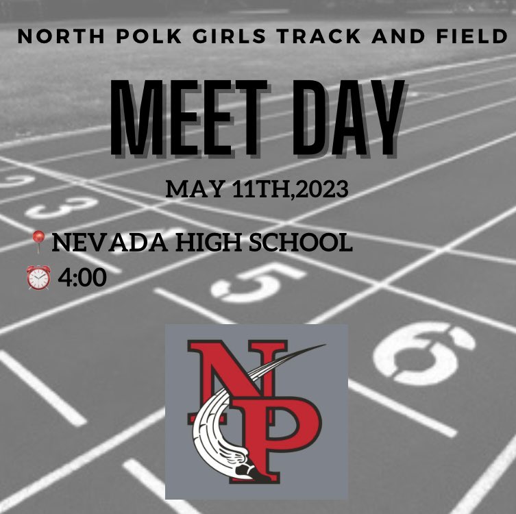 The girls are headed to Nevada today for the State Qualifying Track Meet! 
Field Events start at 4:00 pm and running events start at 4:30 pm! 

Tickets must be purchased in advance at: iahsaa.org/tickets/

Live results: cubsactivities.com/track/