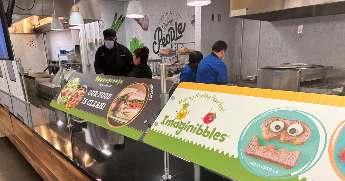 Aramark's tweet image. Our Healthcare+ line of business recently entered into a new national brand agreement with Bean Sprouts Cafe, a hip and healthy national café chain with a unique and whimsical focus on children. 

🔗 aramark.com/newsroom/news/…