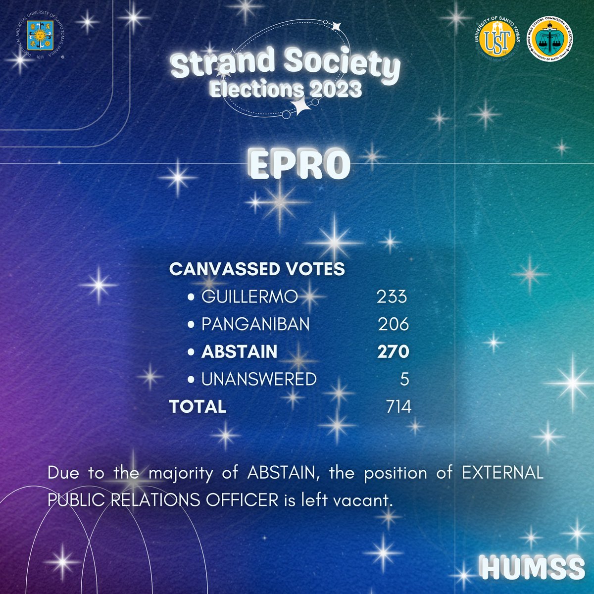 ustshscomelec's tweet photo. #USTEleksyon
#USTSHSHalalan2023
#STRANDSOCS
#USTSHSCOMELEC
#StrandSocietyElections2023
#VeritasKratos
#HUMSSSocElections2023
(2/2) https://t.co/4ABJiTVpQN