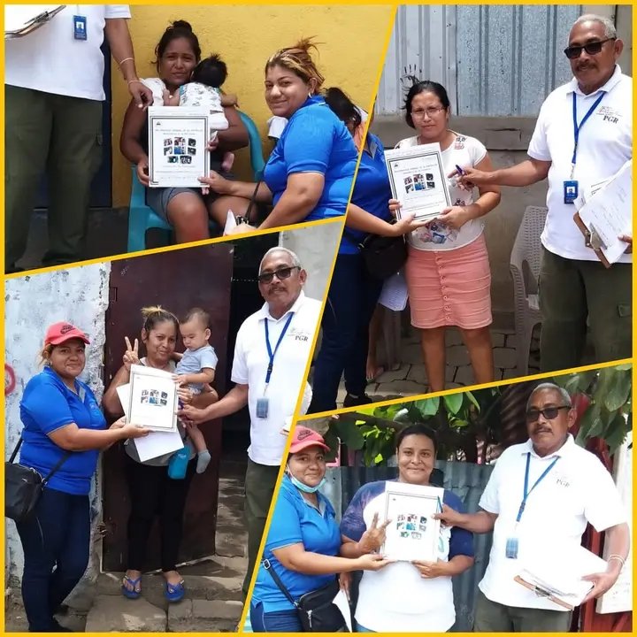 Gabriel82975940's tweet photo. Con mucha alegría, felicitamos a las todas las  familias del  Distrito II d Managua, que recibieron sus títulos de propiedad, el cual le  brinda seguridad jurídica sobre su vivienda. FELICIDADES FAMILIAS! 📃🏠🇳🇮❤️🖤🇳🇮
#UVEOSCARTURCIOSMASAYA https://t.co/CaMs8nxV2C