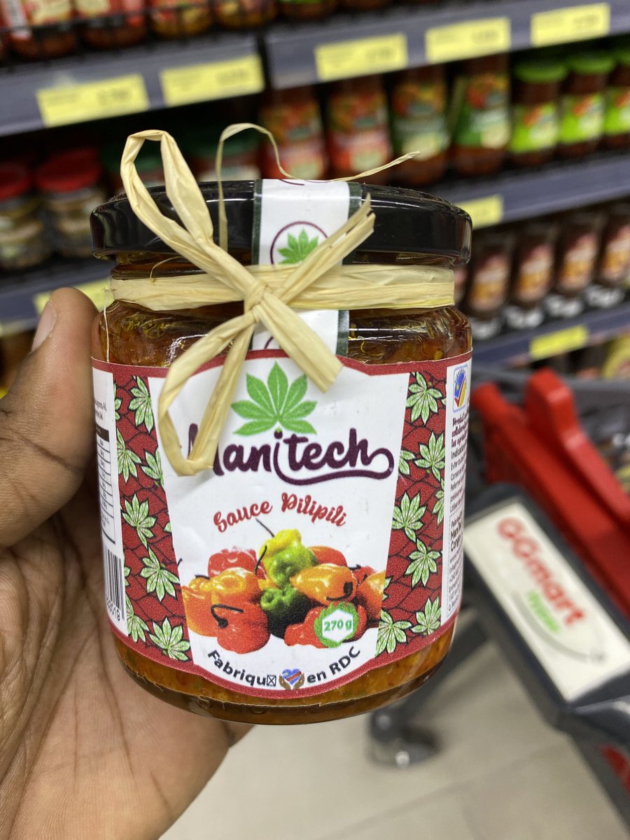 MANITECHCongo's tweet photo. @NadinePulumba @AminataNamasia Consommons congolais. 
Produits de qualité, production industrielle fièrement RDC. 

#manitechlove #fierementcongolais https://t.co/3InSd1hBU8