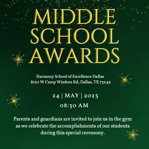 HSEDallas's tweet photo. Parents and guardians are invited to join HSED in the gym as we celebrate the accomplishments of our students during a special end-of-year awards ceremony on May 24th (MS) and 25th (HS)! https://t.co/qLLR9F61qG