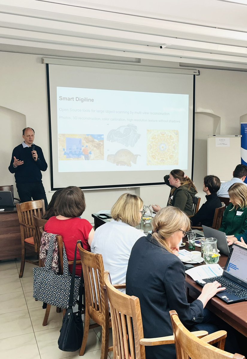 eodopen's tweet photo. Full house for the joint @EOD_eBooks and EODOPEN network meeting in @vedarna Olomouc, Czech. About 50 participants from 11 countries met in a different working groups in the morning and had joint discussion on machine learning in libraries https://t.co/ostcYIhYIV