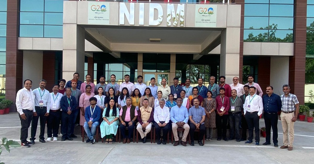 Participated in three days program on Natural and Nature based methods for Flood Risk Management jointly organised by <a href="/nidmmhaindia/">National Institute of Disaster Management</a>  <a href="/WWF/">WWF</a> &amp; <a href="/youth4resilien/">Youth for Resilience</a> <a href="/WWFINDIA/">WWF-India</a> <a href="/EnviroDM/">WWF Environment and Disaster Management</a>
#flood #disaster #drr #risk #emergencies #sustainabledevelopment #resilience #community #hazard #earth