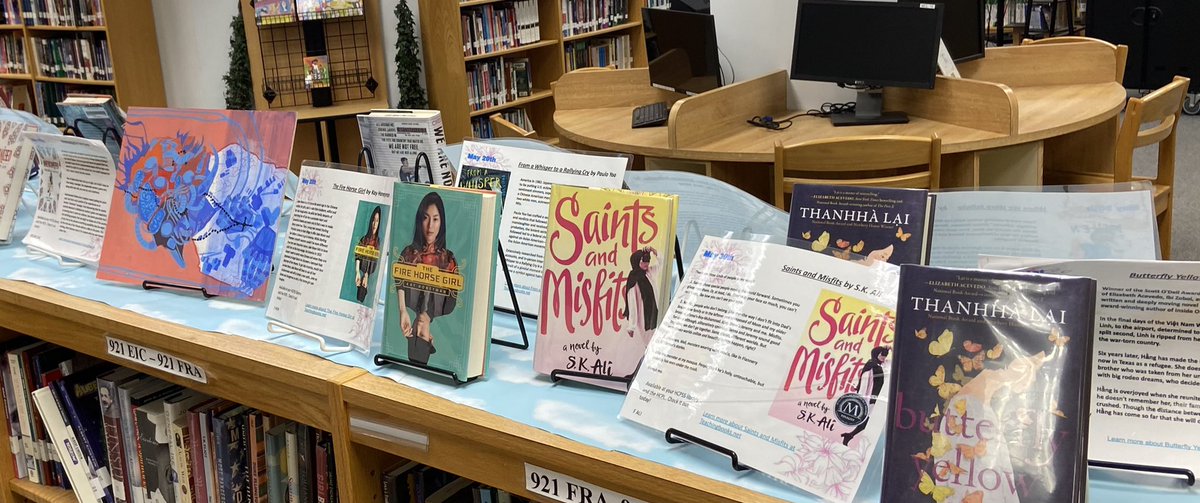 Check out the media center’s  #AAPIHeritageMonth display and celebrate with us by reading one of these wonderful books!