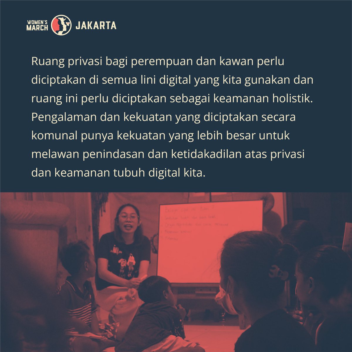 womensmarchjkt's tweet photo. Nah kawan-kawan, di sini siapa yang belum tahu tentang KBGO?
#KBGO #stopkbgo #feminisme #womensmarch #womensmarchjakarta #WMJ2023 #puandankawanberkisah #sudahibungkamlawan https://t.co/UFUeWodopZ