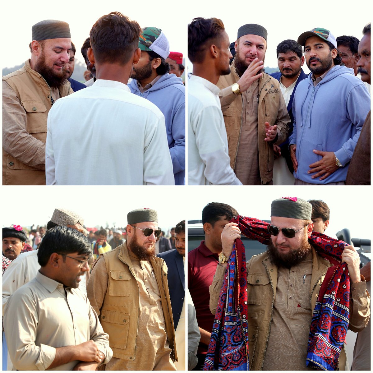 MuftiWahab1's tweet image. A memorable click of Mufti Abdul Wahab meeting the villagers in distant areas of Sindh. 💫

مفتی عبد الوہاب کے سندھ کے دیہاتی علاقوں میں لوگوں سے ملاقات کے یادگار مناظر ۔
#MuftiAbdulWahab #MAW #HelpingHumanity #Sindh #Pakistan