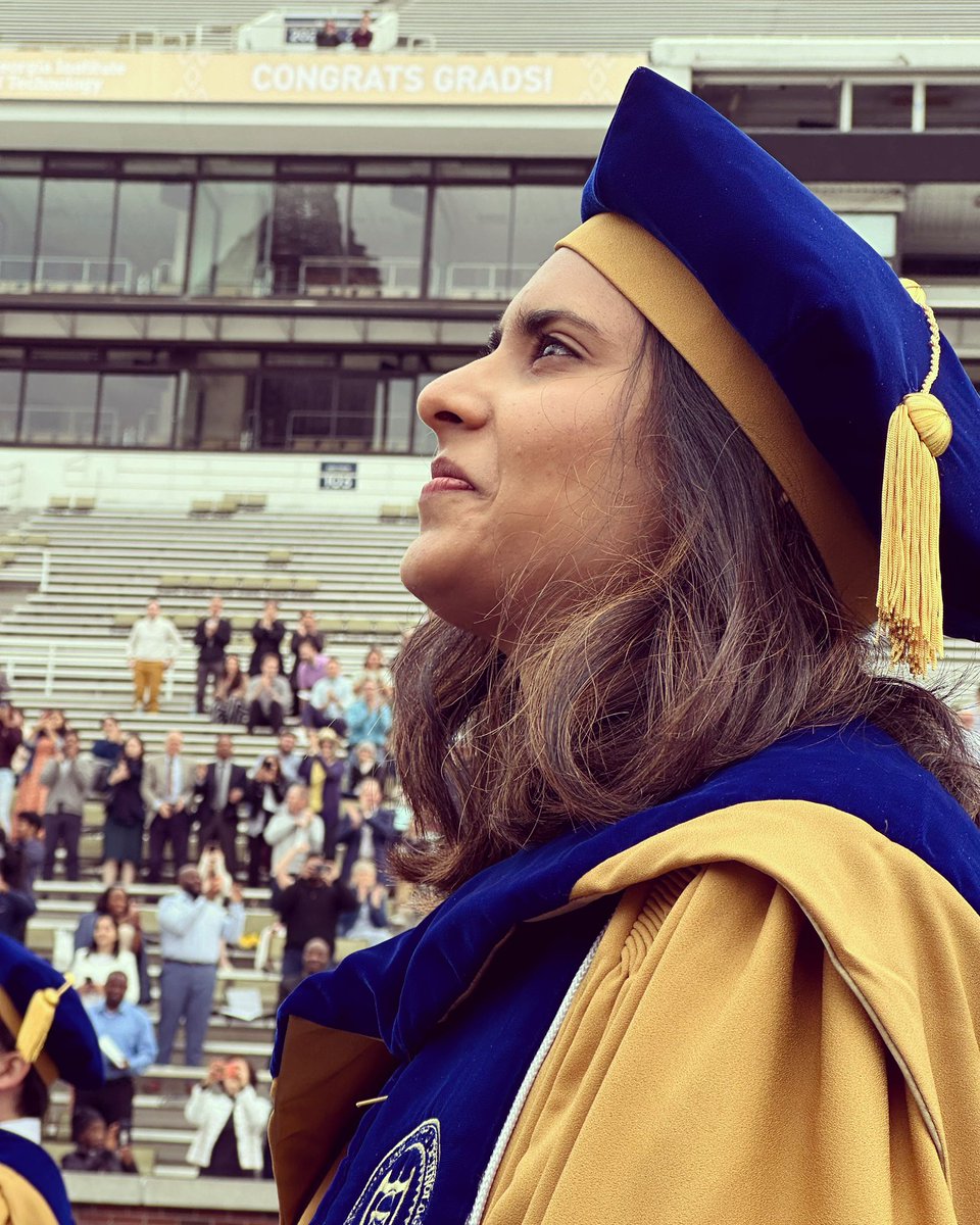 Thrilled to share that I'm officially #PhDone! Huge thanks to my brilliant committee <a href="/nehakumar/">Neha Kumar</a> <a href="/andreagparker/">Andrea Grimes Parker</a> @Pushpendra_S__ <a href="/thomasploetz/">Thomas Ploetz</a>  Mike Best and Shaowen Bardzell, and to the Tandem lab <a href="/GeorgiaTech/">Georgia Tech</a> that saw me through! ❤️

More life updates coming soon! 😁