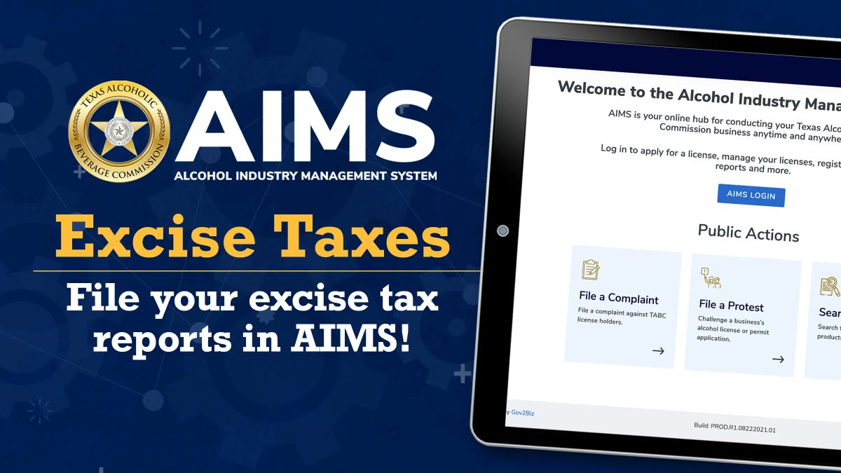 Texas Alcoholic Beverage Commission on Twitter "Reminder The deadline to file April excise tax