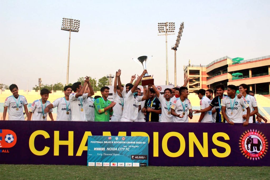 FootballDelhi's tweet photo. πππππππππ π
Noida City FC are the Champions of the FD #BDivisionLeague 2022-23 π₯
#Footballdelhi
#FDBDivisionLeague #FDBDL #IndianFootball https://t.co/Lv9pAbR6k7