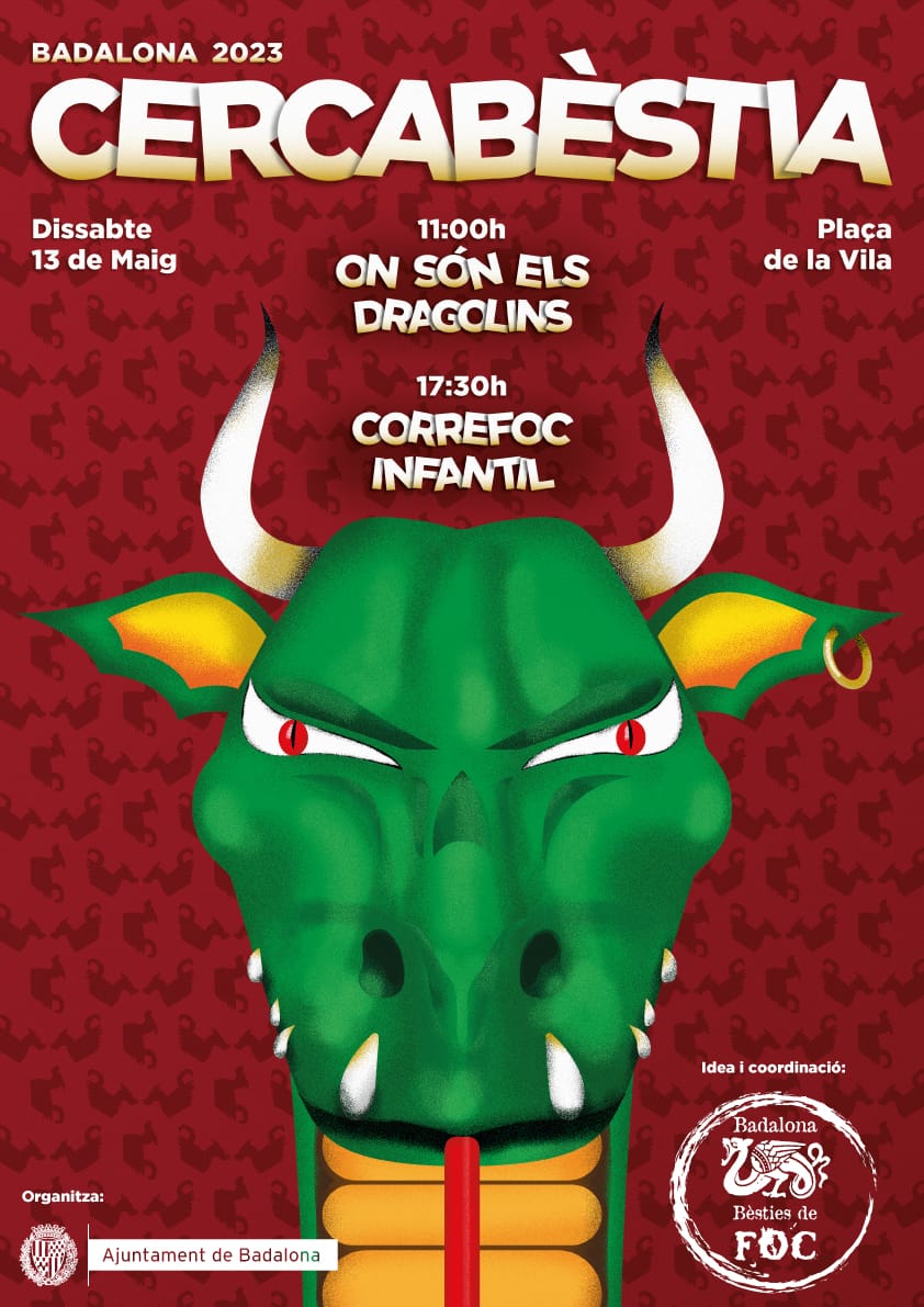 Al Cercabèstia hi participaran:
<a href="/GriuTarragona/">Griu Tarragona</a>
Bufons del foc <a href="/kapaoltis/">kapaoltis</a> Ball de diables i drac de Montornés i els diables de Badalona

Cartell d'Arnau Clotet <a href="/ClotetGrafic/">Arnau Clotet 🖌</a>