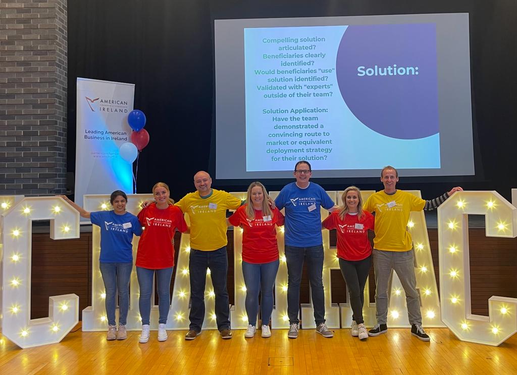 endaahern332's tweet image. Its team Community Connect, getting ready to launch! #AmChamHackers