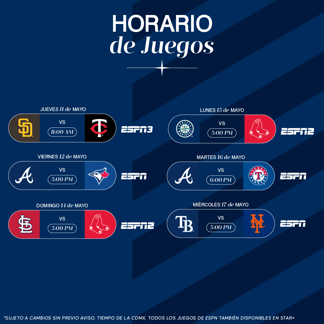 MLB México on Twitter "Pónganse cómodos y disfruten del béisbol de