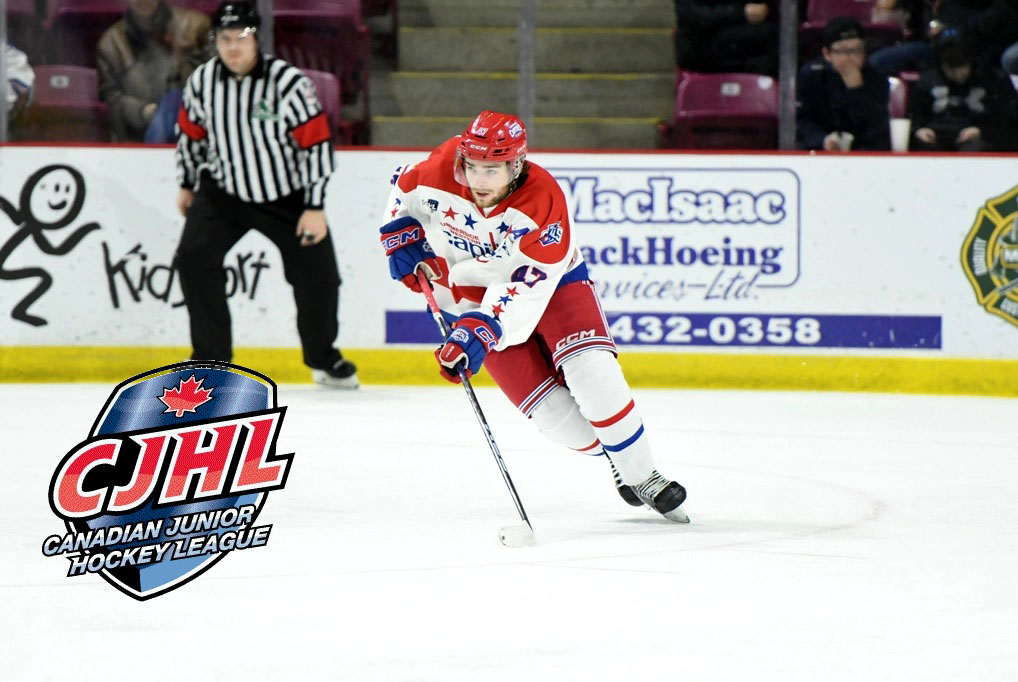 #CJHLHockey Top Defenceman for 2022-23 awarded to <a href="/SsideCapitals/">Summerside Capitals</a> <a href="/THEMHL/">The MHL</a> blueliner <a href="/EdMcNeill3/">Ed McNeill</a>. Details: cjhlhockey.com/en/summerside-… - Photo courtesy Summerside Western Capitals/MHL - <a href="/LHJAAAQ1/">LHJAAAQ</a> <a href="/TheCCHL/">The CCHL</a> <a href="/OJHLOfficial/">OJHL</a> <a href="/NOJHL/">NOJHL</a> <a href="/SIJHL/">SIJHL</a> <a href="/mjhlhockey/">MJHL</a> @TheSJHL <a href="/TheAJHL/">TheAJHL</a>