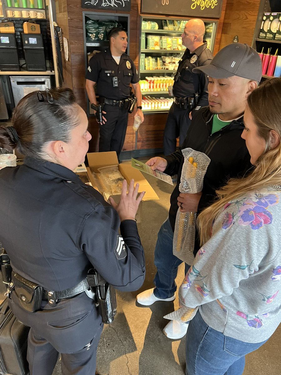 RampartCTCSU's tweet photo. Good morning LA!! Stop by @Starbucks at 1403 S Alameda for Coffee with a Cop.  Grab a free cup of coffee and have a great conversation with @NewtonLAPD and @LAPD_CTD officer about crime prevention and traffic safety.  @LAPD24MX13 @LabradaAl @lapdmikeoreb @LAPDHQ https://t.co/QDmouwKb9m