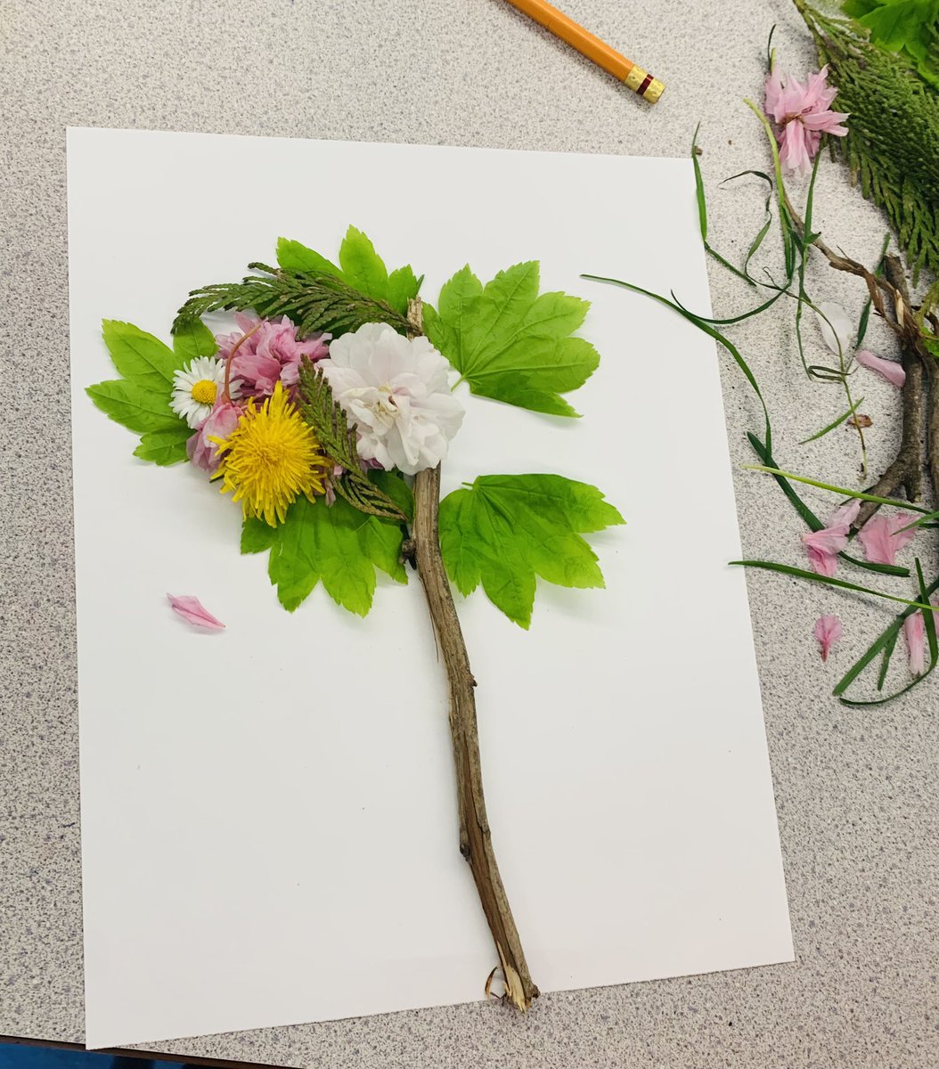 A beautiful piece of art from things found in nature