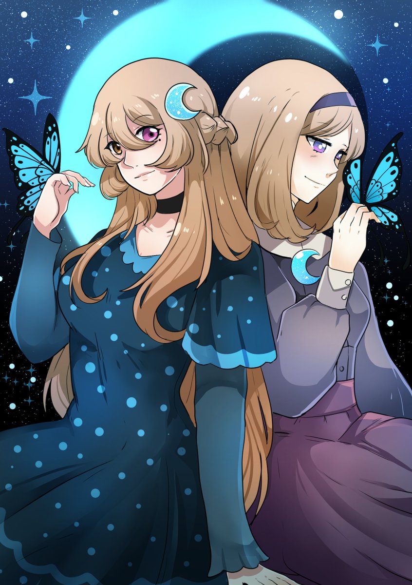 「qrt with your blue art」|🌟yami11arts🌙 # AA14 Salón manga Alicanteのイラスト