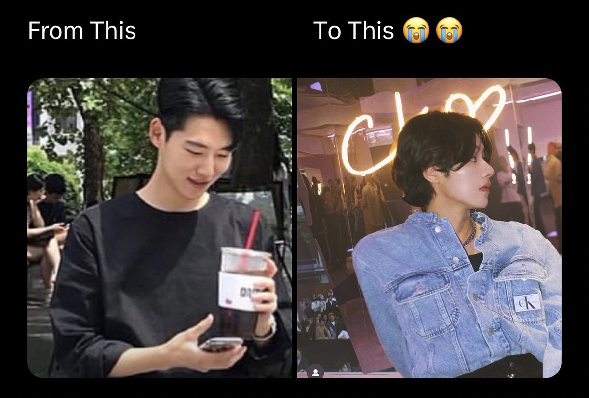 winter17_tkbear's tweet photo. El  chico que imita a Tae fue invitado al evento de  de calvin klein donde Jenni3 lanzo su colección de ropa el chico negó que la conocía tambien dijo que no era el  de la foto del auto a pesar de que la ropa era igual y estuvo en la isla jeju 
 la verdad siempre sale a la luz https://t.co/k9SccIbrPr
