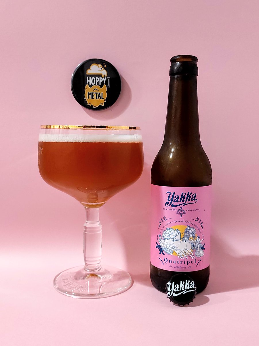 HoppyMetal's tweet photo. 🍺 Yakka Quatripel
🏭 @Cervezas_Yakka
📜 Belgian Strong Golden Ale
⚗️ 11.0%
👊 40 IBU
🌟 3.9/5 🌟
👉 Una Belgian Strong Golden Ale compleja en el sentido de los detalles sutiles, de jazmín, de cilantro y de fruta, perfectamente integrados. Muy buena.
🌐 https://t.co/g9f7Ho9op2 https://t.co/XCKkWqyuTP