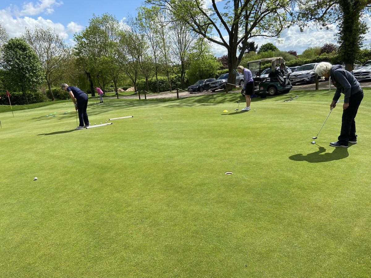 Another great Ladies Members clinic at WGC today and nice to see sun for a change 😁😁