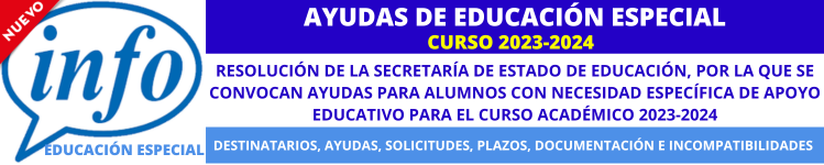 CeipCarmen's tweet photo. #BECASEDUCACIÓNESPECIAL2023_2024
RESOLUCIÓN DE LA SECRETARÍA DE ESTADO DE EDUCACIÓN, POR LA QUE SE CONVOCAN AYUDAS PARA ALUMNOS CON NECESIDAD ESPECÍFICA DE APOYO EDUCATIVO PARA EL CURSO ACADÉMICO 2023-2024.
https://t.co/FpEpigyTrZ https://t.co/4upFoYFxrw