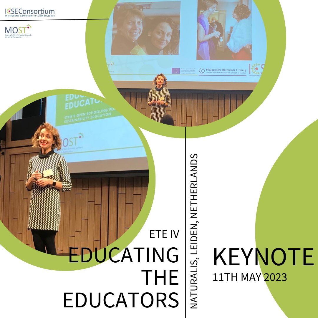 Keynote by Marta Romero Ariza (MOST project &amp; University of Jaén, Spain): School-community Projects as Keys to #Sustainability Education in the #STEM Domains.

Marta shares her insights from the #MOST project.
#ETEIV

<a href="/UniUtrecht/">Utrecht University</a> <a href="/museumnaturalis/">Naturalis Biodiversity Center</a>
