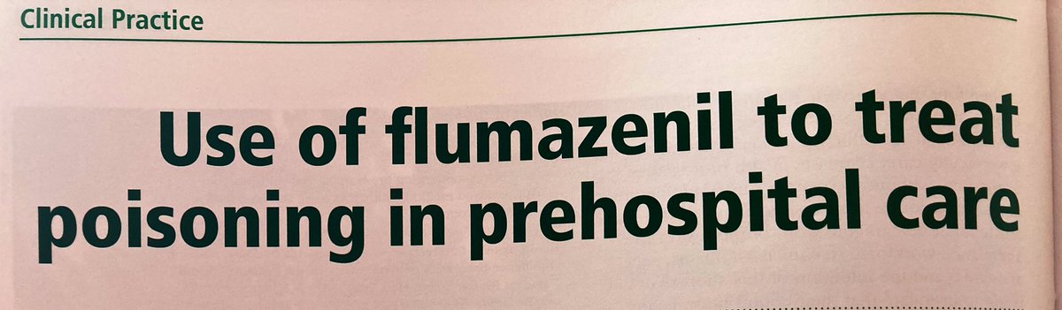 I think my answer would be… 

      “please don’t do that”

<a href="/Para_Practice/">Paramedic Practice</a> #EMS #Toxicology #Antidote #emergencymedicine 
#PHEM