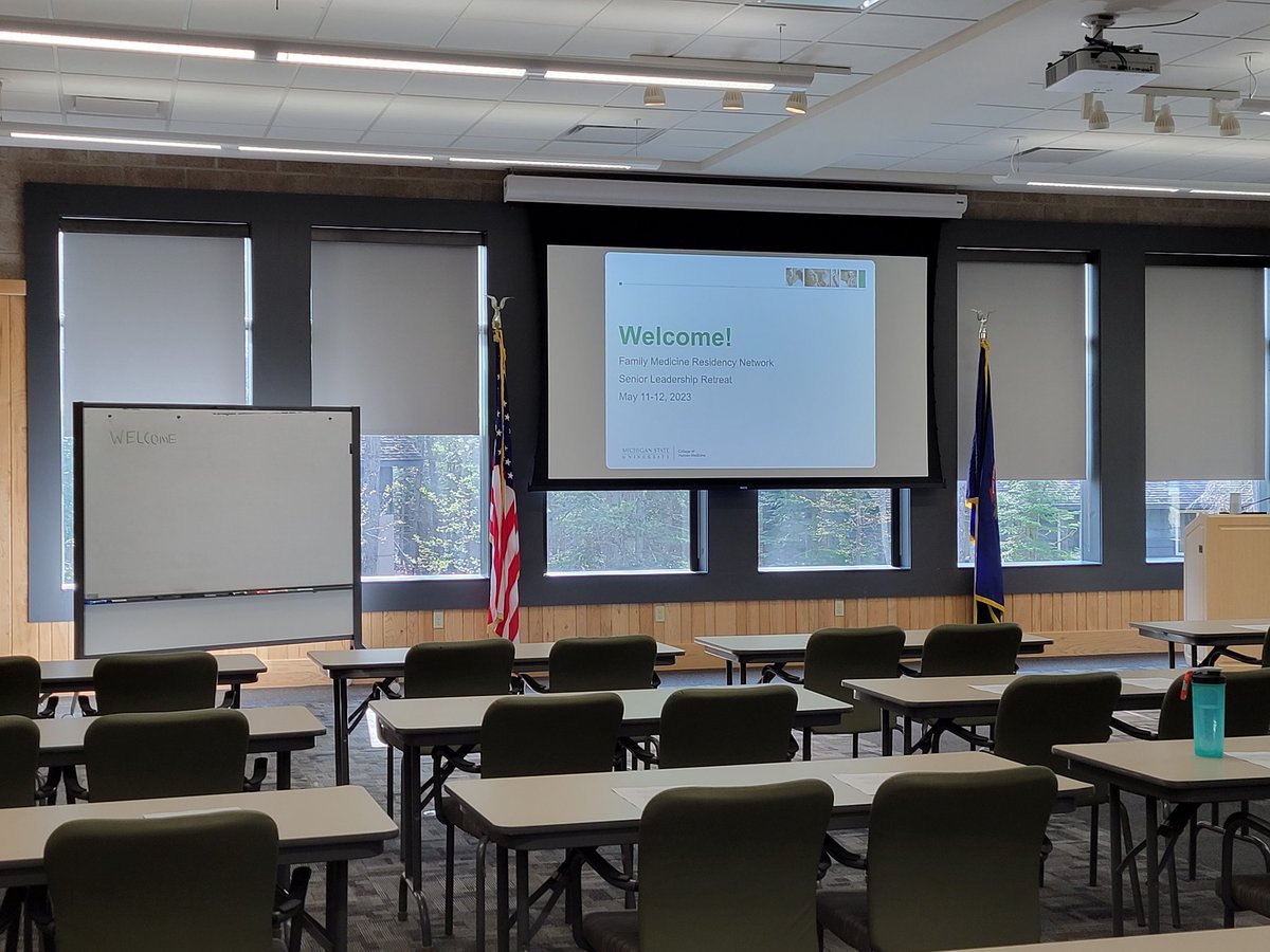 Just waiting for all the residents to arrive...

#leadership
#familymedicine
<a href="/msufamilymed/">MSU Family Medicine</a>