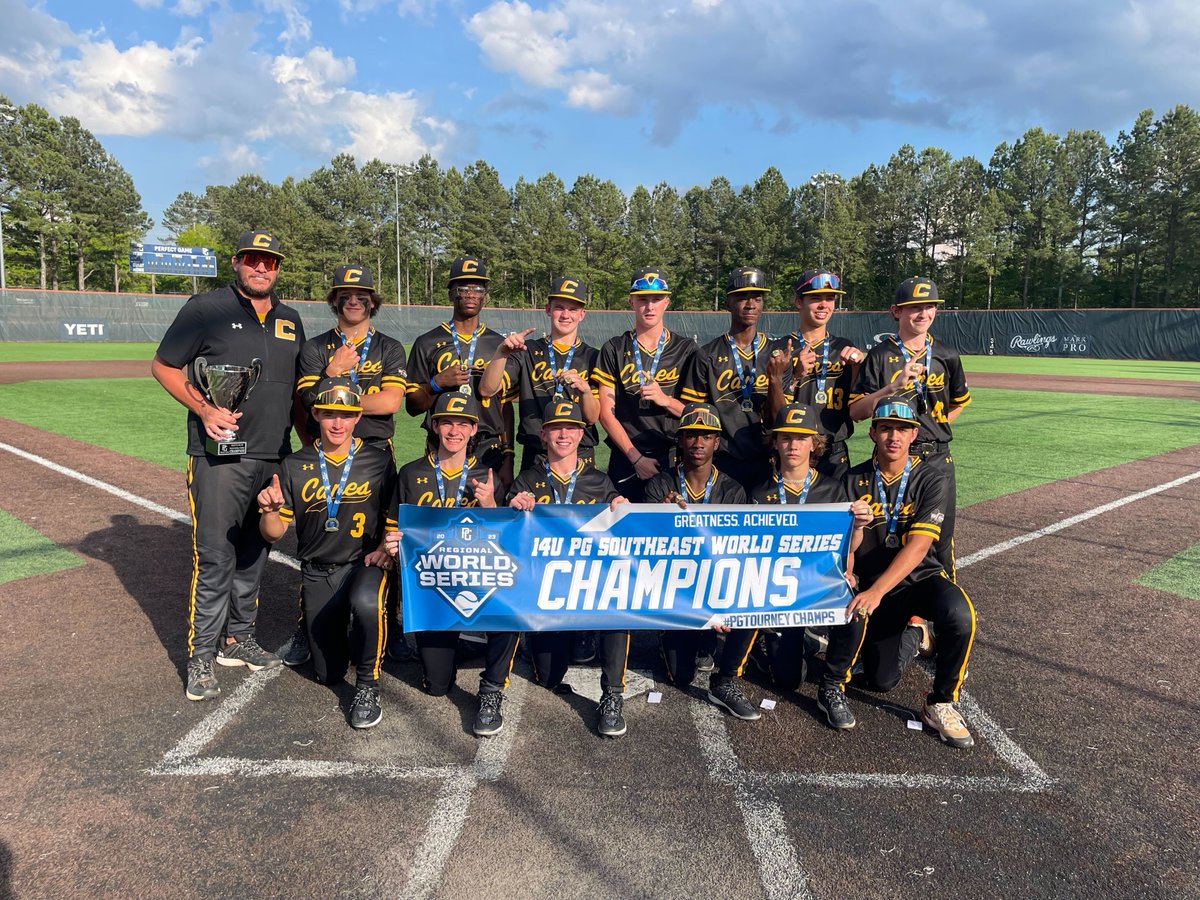 PGYouthBB's tweet photo. 14U PG Southeast Youth World Series

🏆Champions - Canes Southeast Scout
��Finalist - Canes National
🏅MVP - Timothy Clark
🏅MVPitcher - Cameron Hanes https://t.co/2vSuWzvdTy