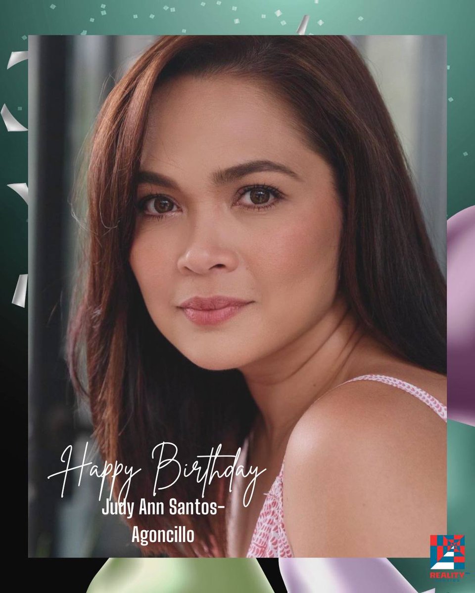 Happy, happy birthday to the one and only JUDY ANN SANTOS-AGONCILLO! 

Continue to inspire us and we wish you good health, and abundant life. ✨

From your @realitymmstudios family 🎬
