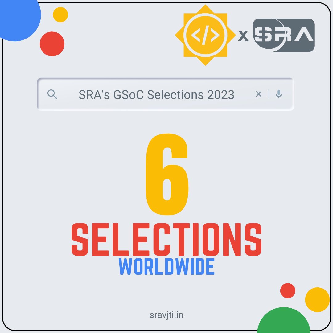 SRA VJTI tweet media