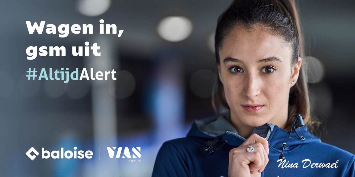 Altijd_Alert's tweet photo. Doe zoals olympisch kampioene Nina Derwael: Wagen in, gsm uit 📵
#AltijdAlert https://t.co/4UpE9TpKeI