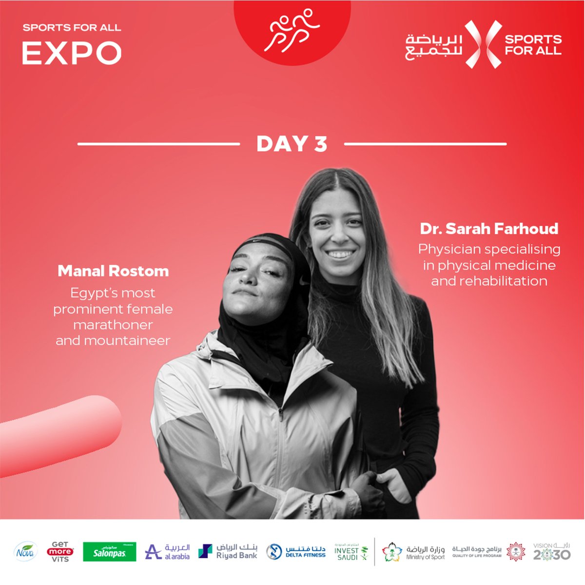 The leading experts instructors for your physical activity and encouragement in “Let’s Move” Zone on the 3rd day #SFAEXPO 🏃

Get your TICKET now 👇
bit.ly/SFAExpoEn