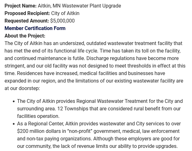 McPhersonHall's tweet photo. #MN08 @RepPeteStauber #CommunityFundingRequests includes $5 Million #Earmark via #FY24 #Agriculture funding for the City of Aitkin #MN Wastewater Plant Upgrade
Apr 26 2023
@PeteStauber votes to cut Agriculture funding via #HR2811 #LimitSaveGrow Act of 2023
Copy @DukeDuluth https://t.co/A4jpBU40Ry