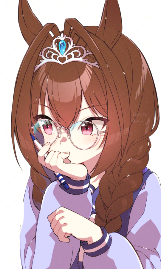 ダイワスカーレット(ウマ娘) 「メガ」|こるり*新刊委託中のイラスト