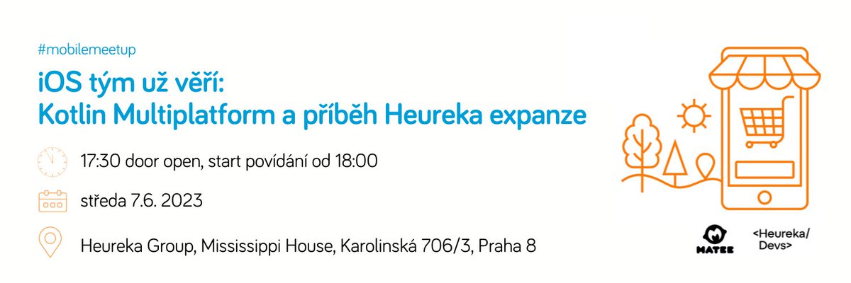 HeurekaDevs's tweet image. Myslíte si, že iOSáci nikdy nebudou věřit  #kotlin #multiplatform #mobile? Natož ho podporovat? Ale prdlajs! Jde to! Naši mobilníci se s vámi spolu s @MateeDevs podělí o své postřehy a zkušenosti. #MobileMeetup 7.6. od 18:00! Přijďte👉eventbrite.com/e/mobilemeetup… #HeurekaDevs