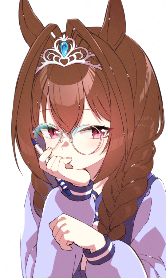ダイワスカーレット(ウマ娘) 「メガ」|こるり*新刊委託中のイラスト