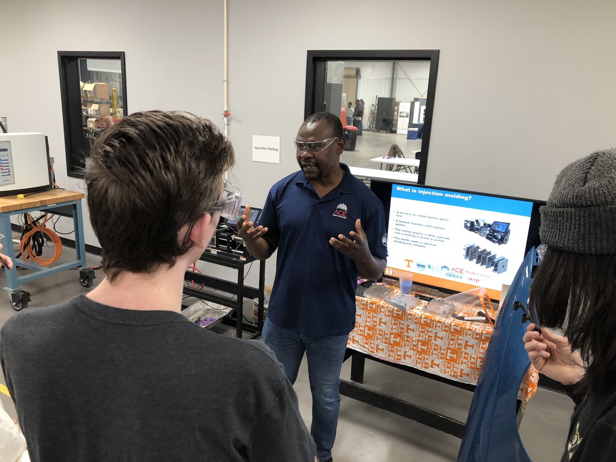 Our <a href="/ORSchools/">Oak Ridge Schools</a> students were totally engaged today at the Checkerboard Lab sponsored by <a href="/iacmihq/">IACMI – The Composites Institute</a>!