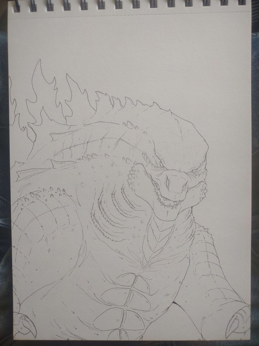 Redraw that @kaijugamer2000 hosted.

#Godzilla #GodzillaVsKong #art #drawing